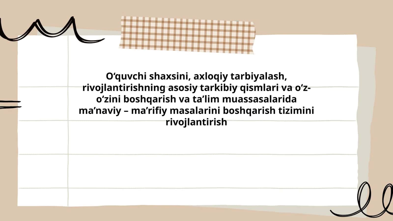 Ma'naviy va ma'rifiy tarbiya 1