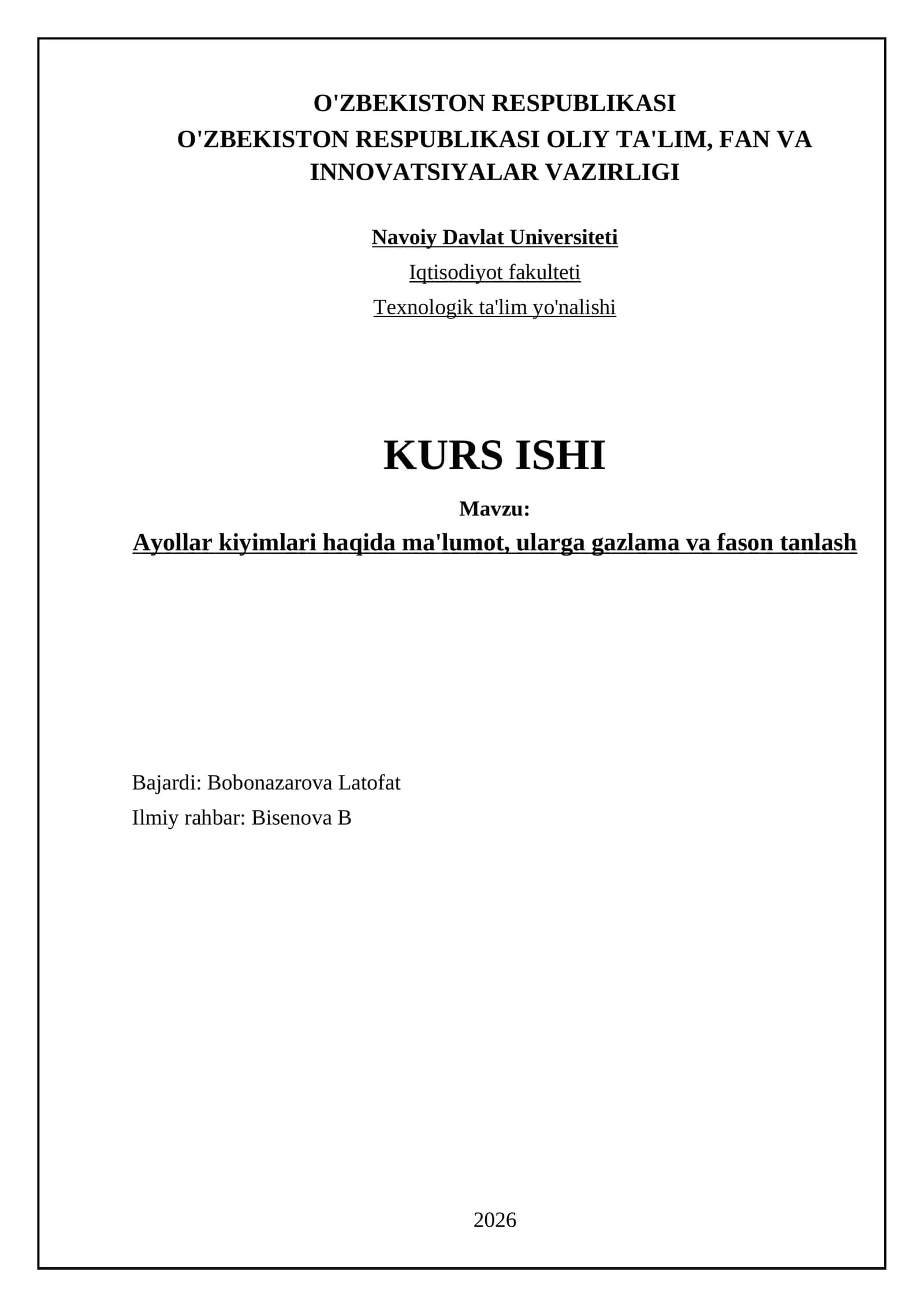 Ayollar kiyimlari haqida ma'lumot, ularga gazlama va fason tanlash 1