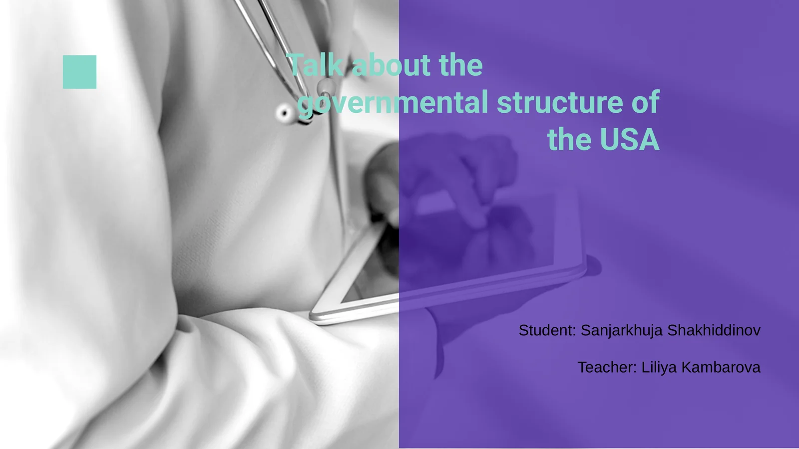 The Governmental Structure of the USA 1