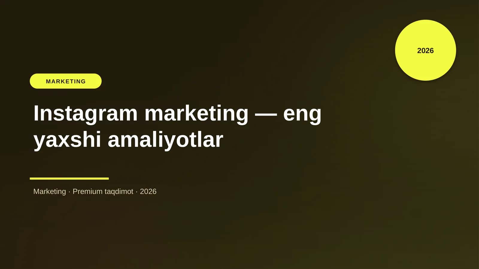 Instagram marketing - eng yaxshi amaliyotlar 1