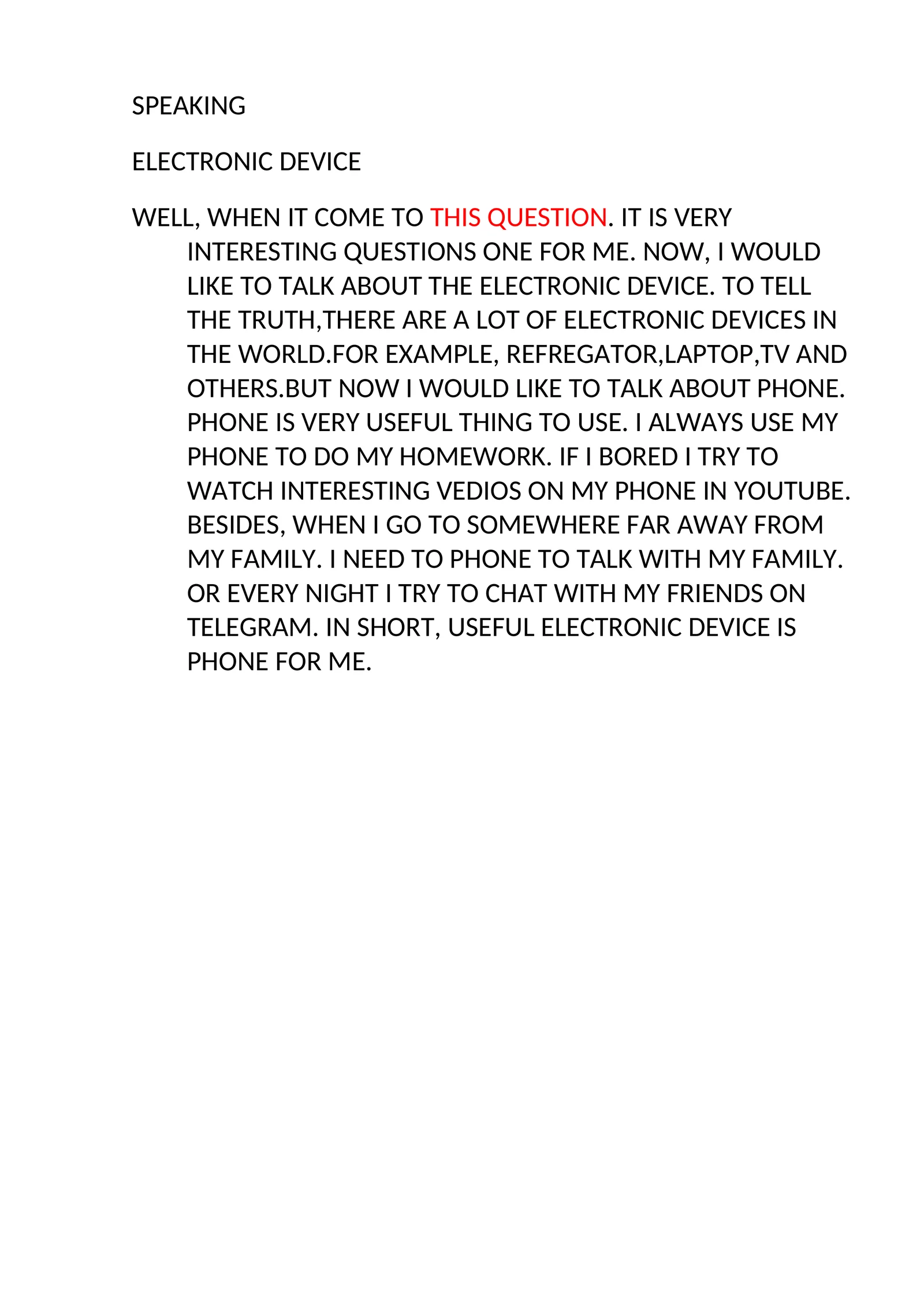 ELECTRONIC DEVICE 1