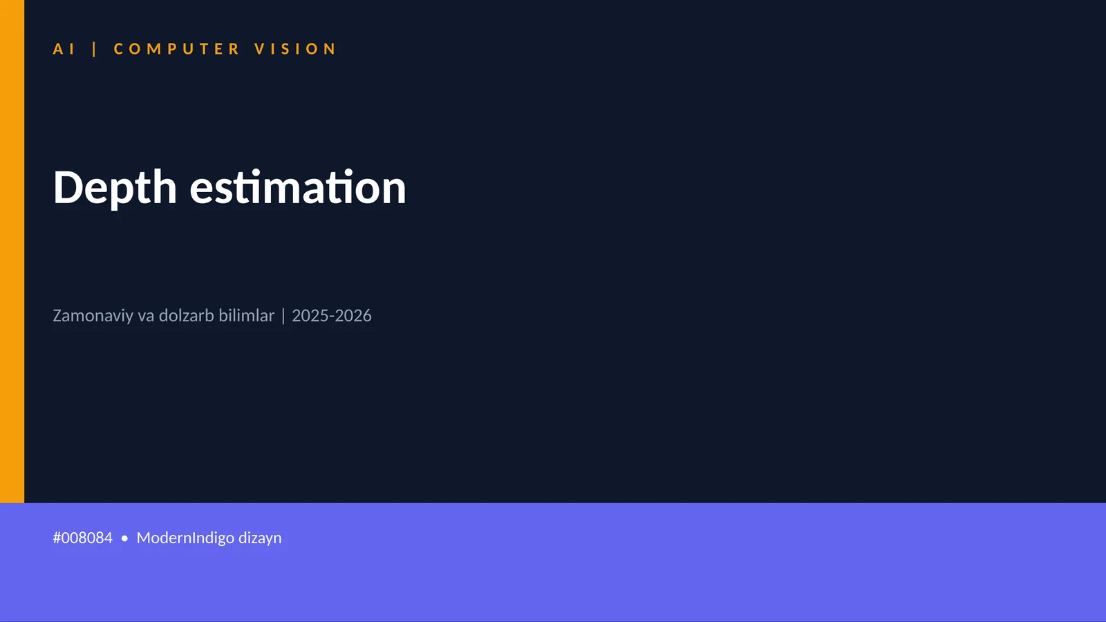 Depth estimation 1