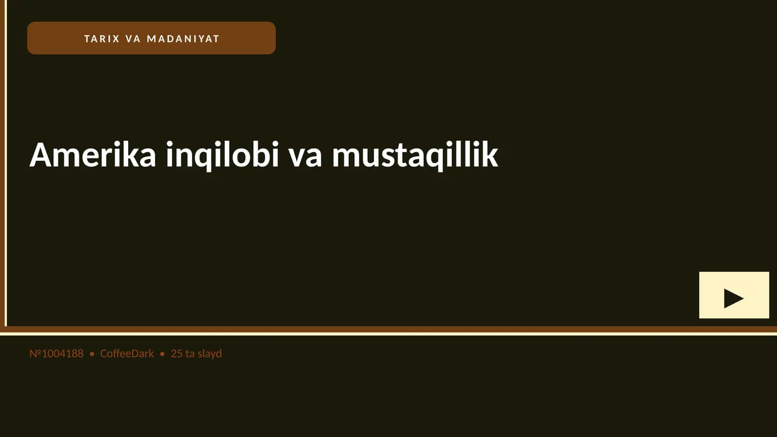 Amerika inqilobi va mustaqillik 1