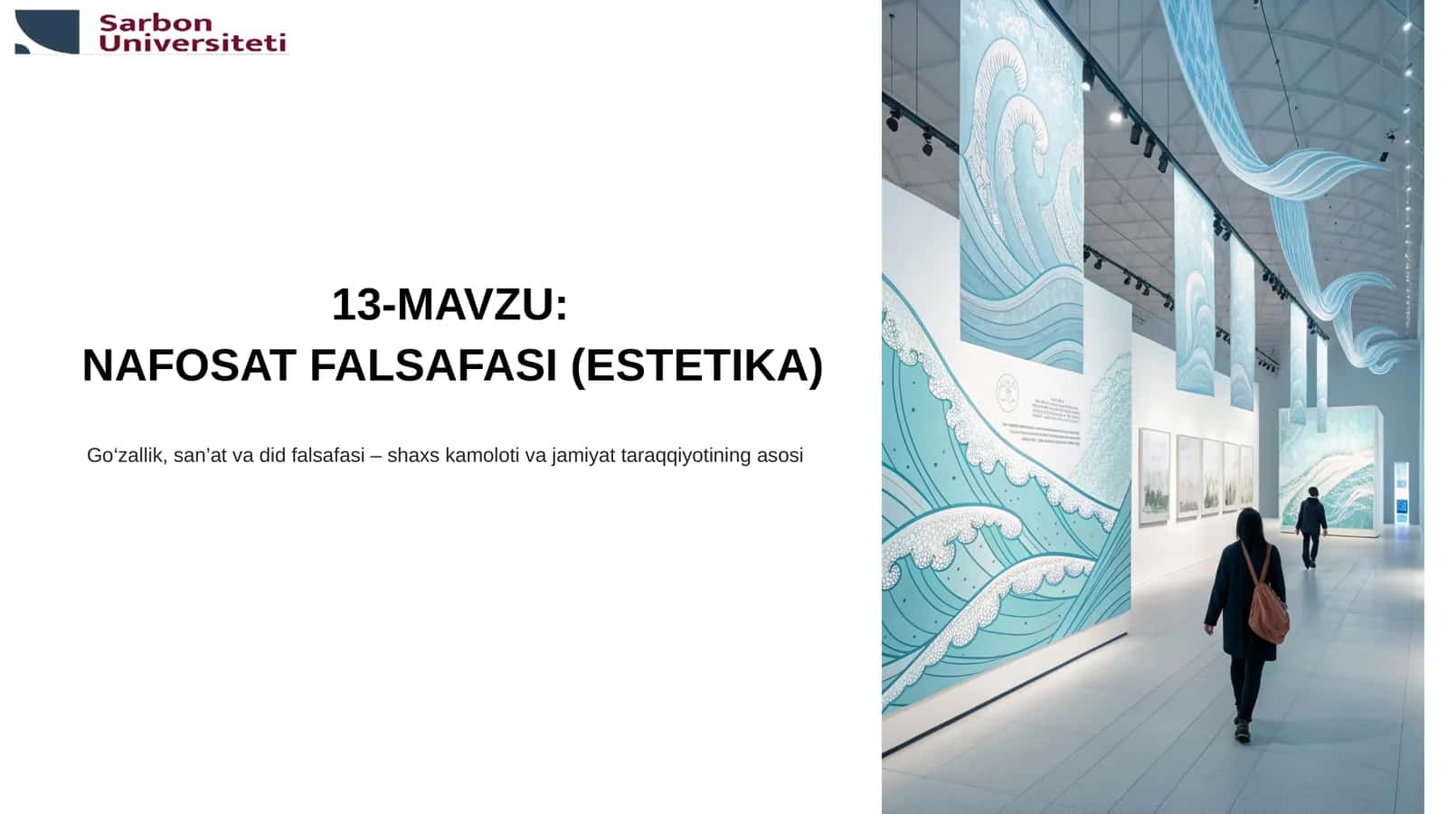 NAFOSAT FALSAFASI (ESTETIKA) 1