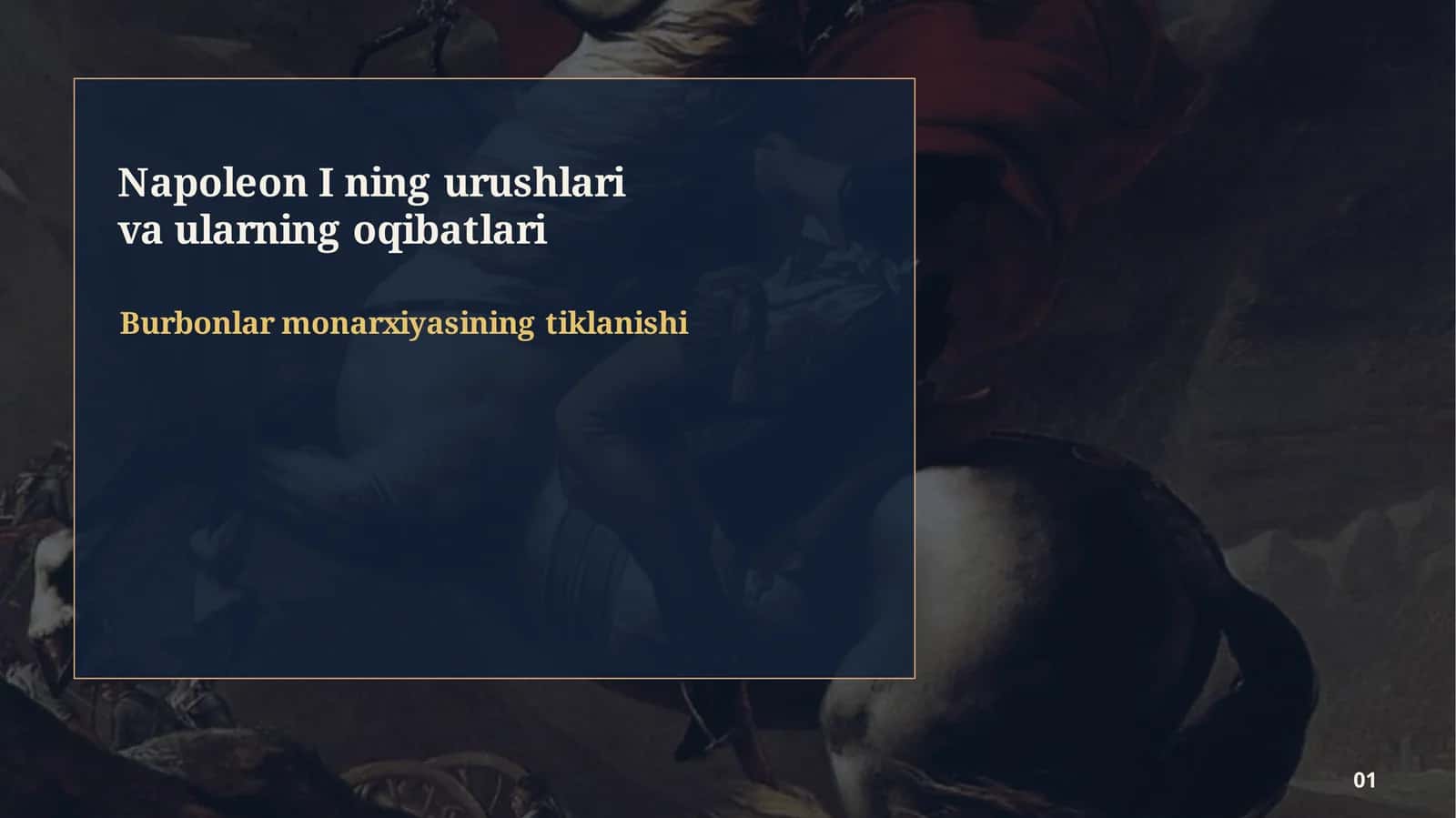 Napoleon I ning urushlari va ularning oqibatlari 1