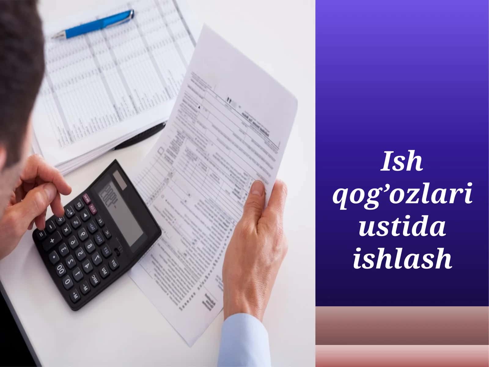 Ishqog’ozlari ustida ishlash 1