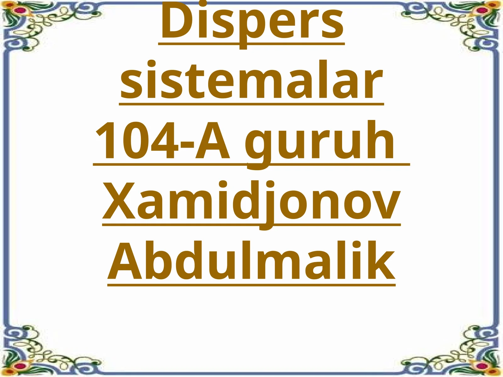 Dispers sistemalar 1