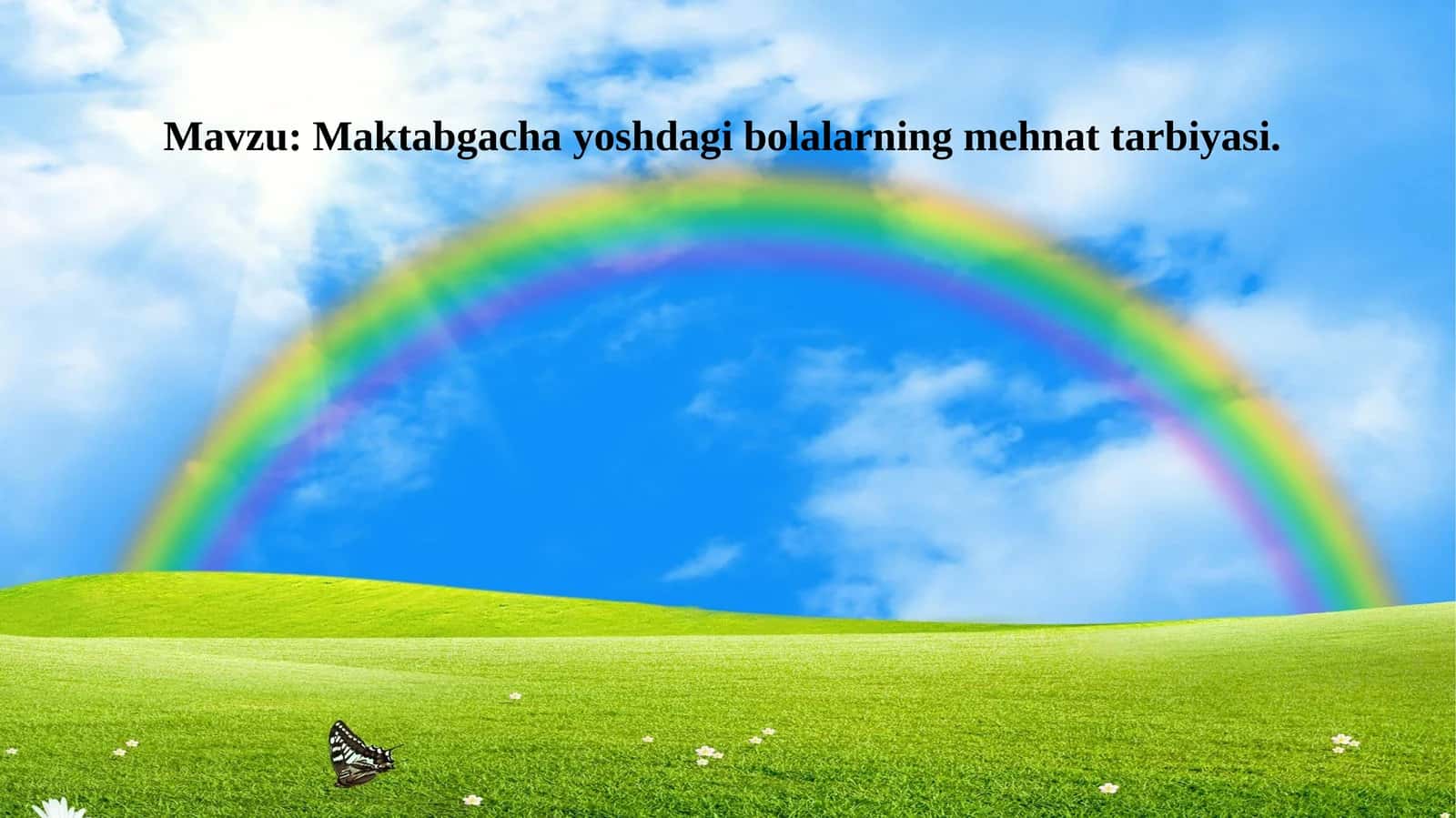 Maktabgachayoshdagi bolalarning mehnat tarbiyasi 1