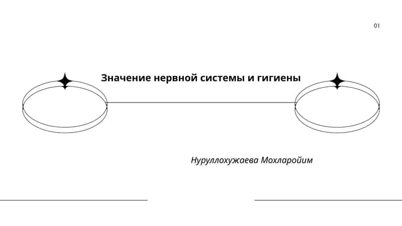 Значение нервной системы и гигиены 1