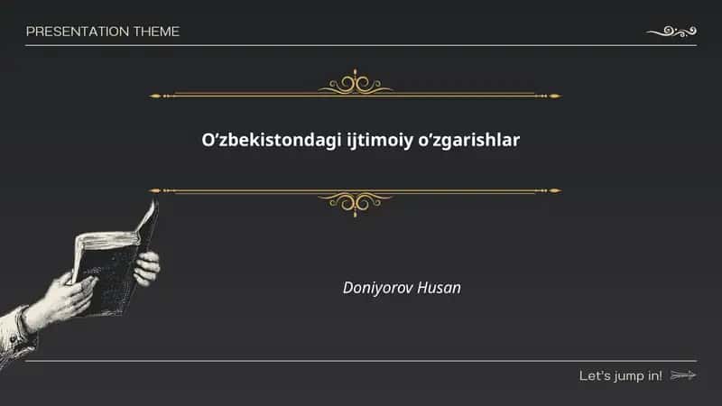O’zbekistondagi ijtimoiy o’zgarishlar 1