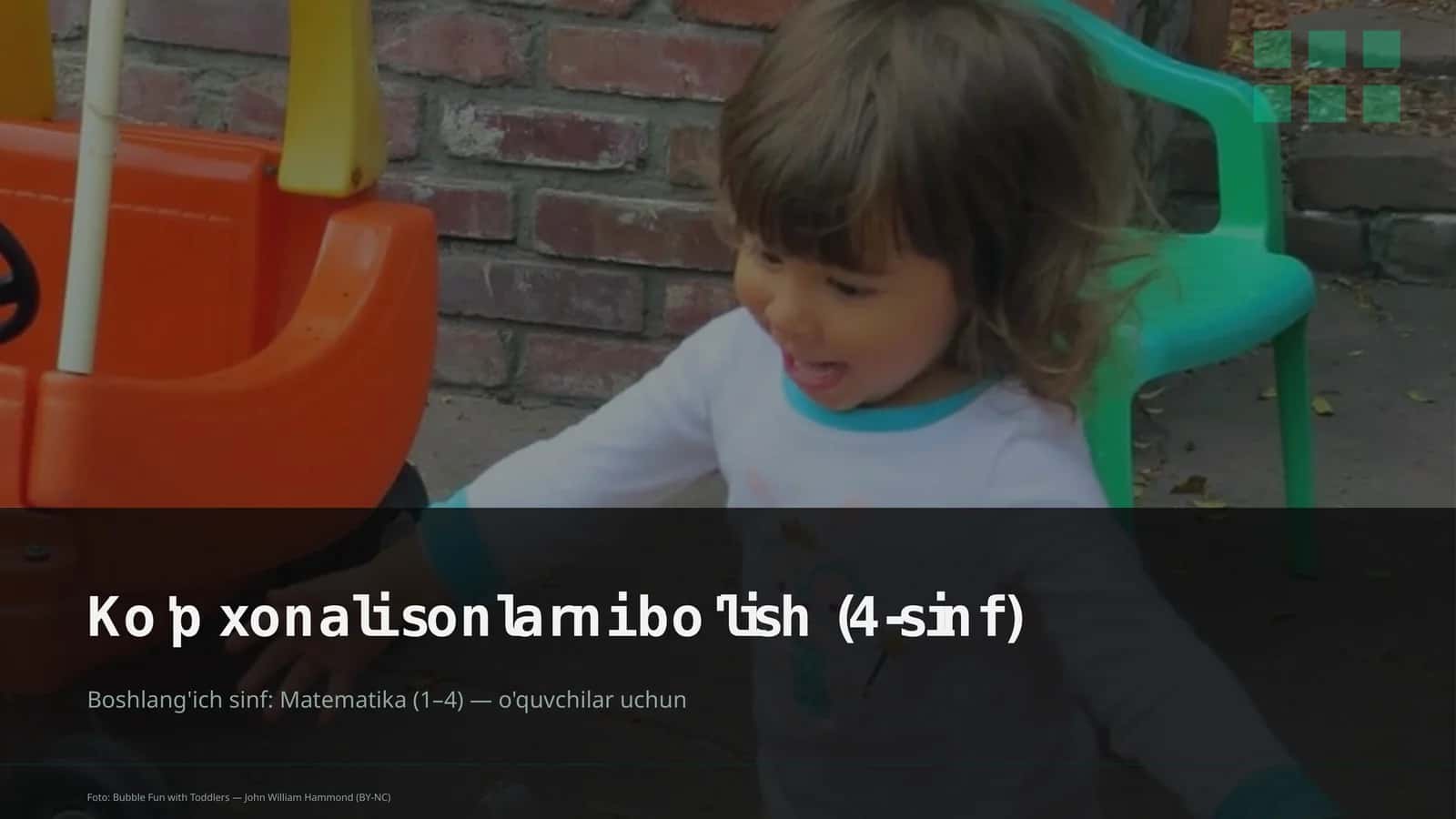 Ko'p xonali sonlarni bo'lish (4-sinf) 1