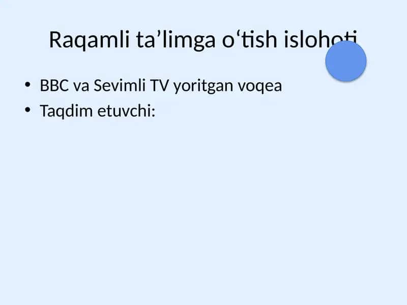 Raqamli ta’limga o‘tish islohoti 1