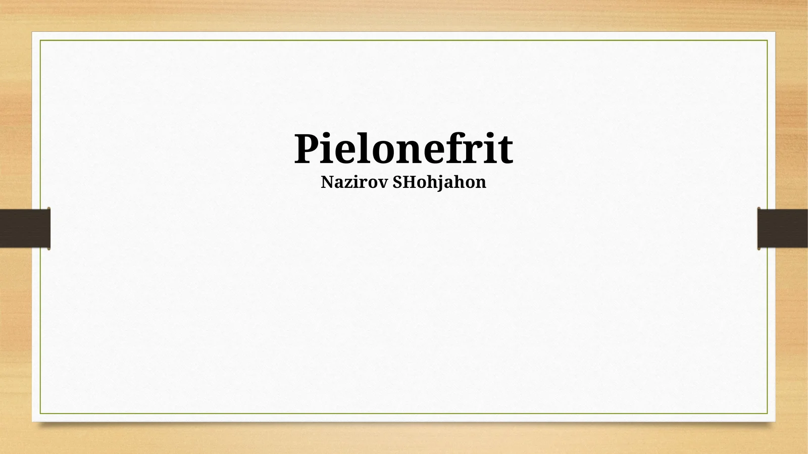 Pielonefrit 1