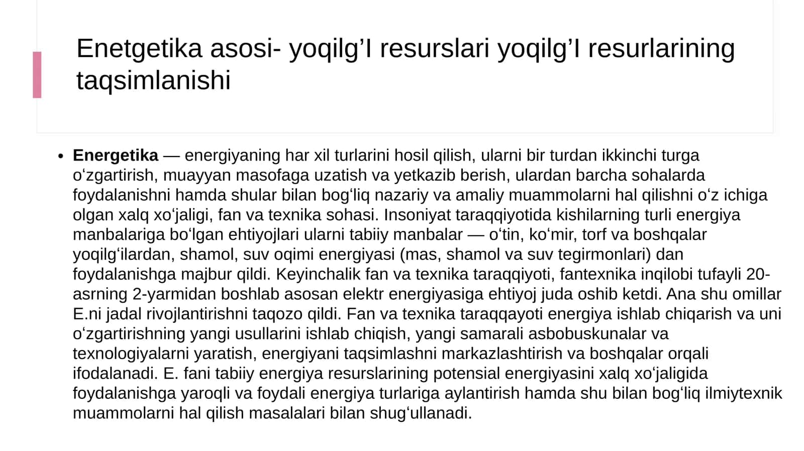 energetika 1