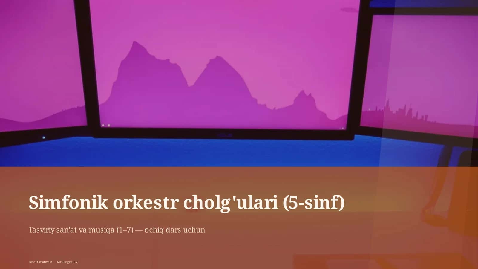 Simfonik orkestr cholg'ulari (5-sinf) 1