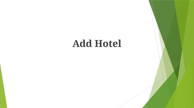 Add Hotel 1