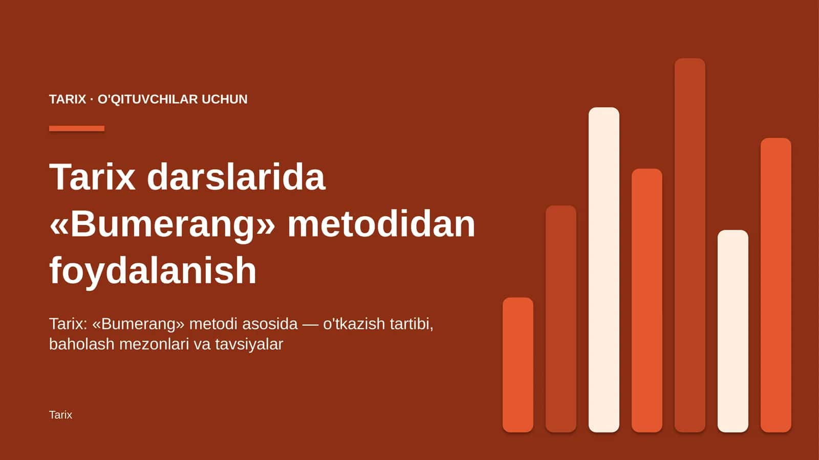 tarix darslarida bumerang metodidan foydalanish 6765 1