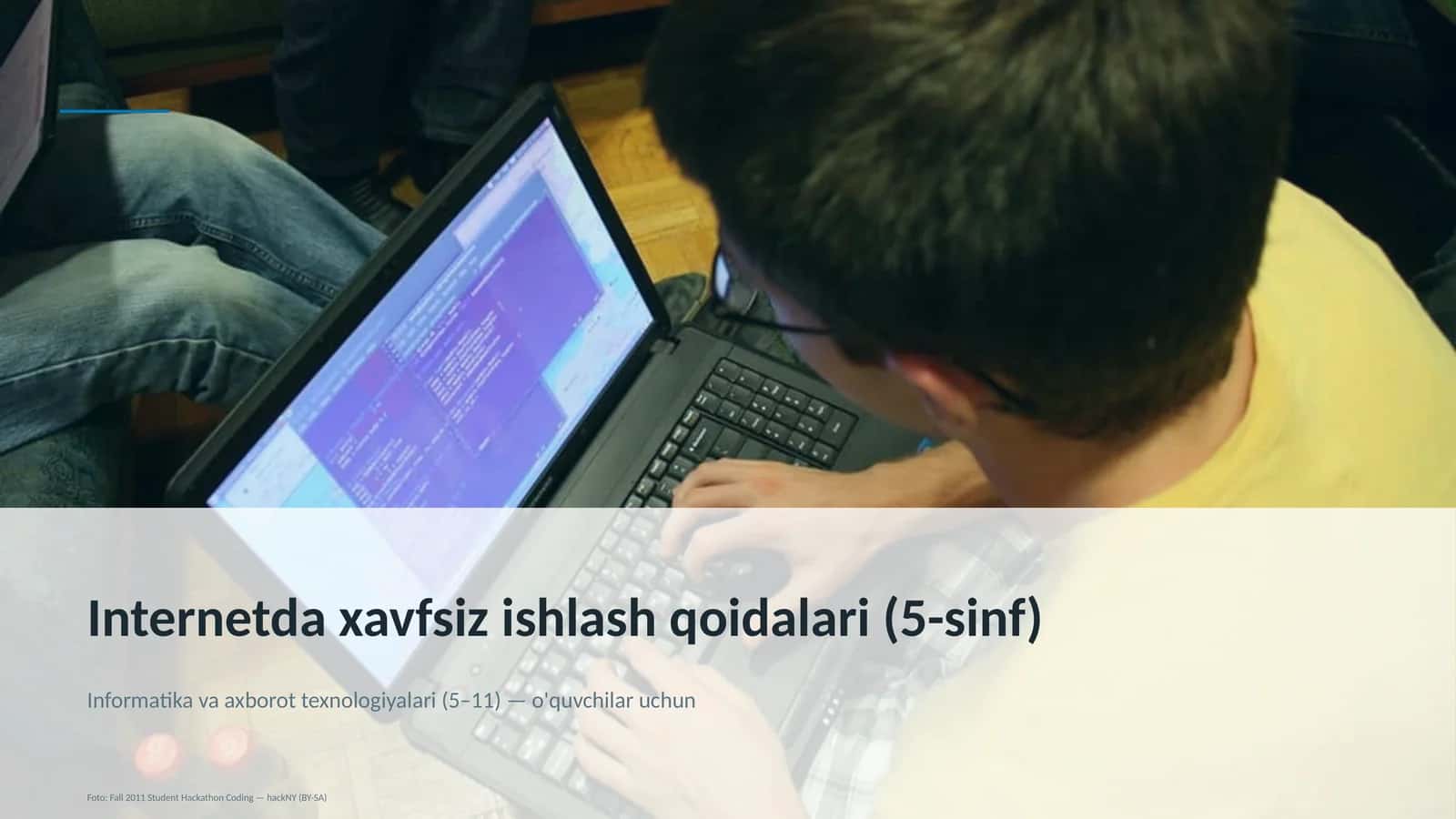Internetda xavfsiz ishlash qoidalari (5-sinf) 1