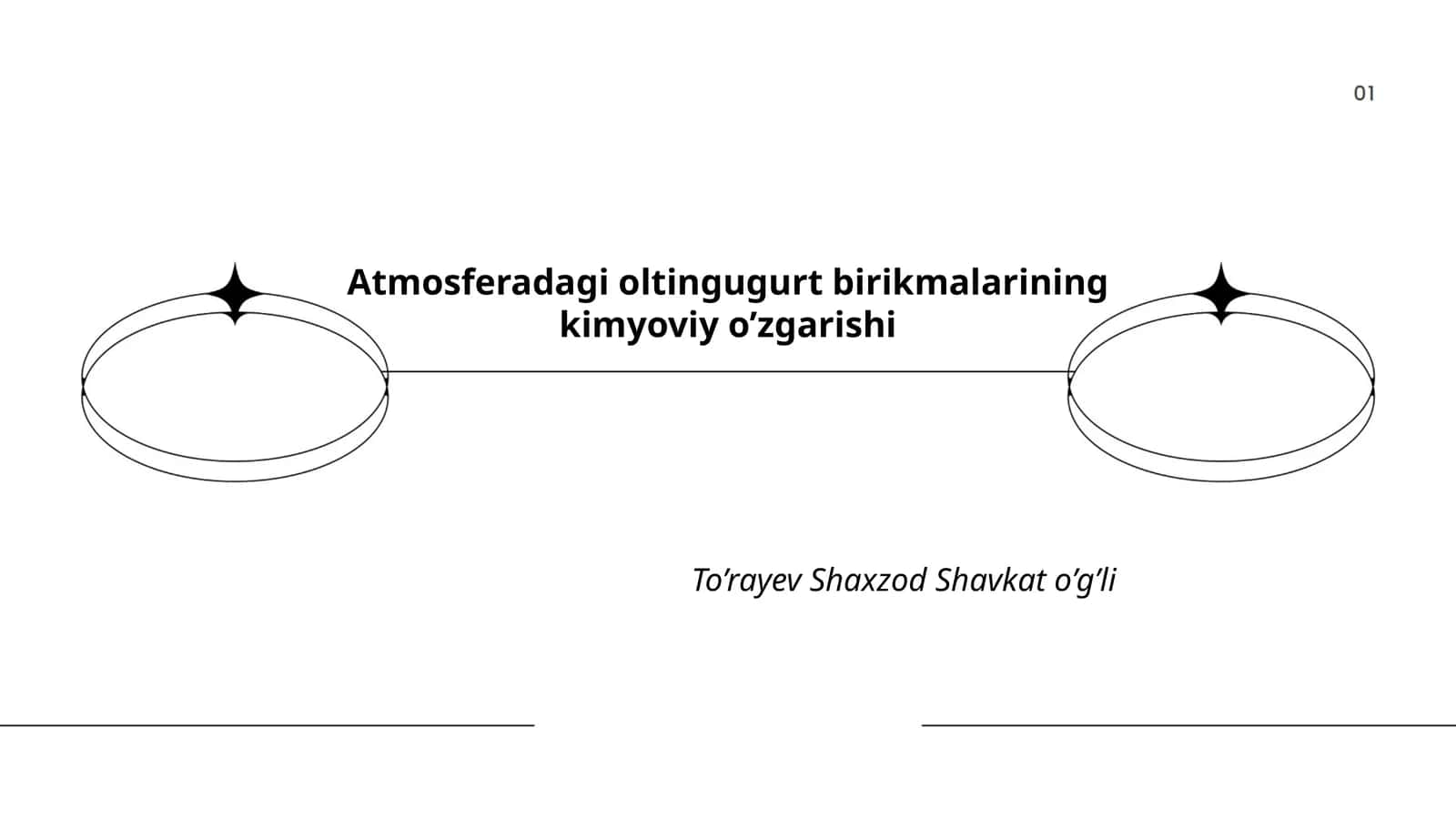 Atmosferadagi Oltingugurt birikmalarining kimyoviy o’zgarishi 1