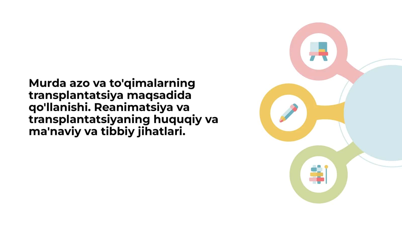 Murda azo va to'qimalarning transplantatsiya maqsadlari 1