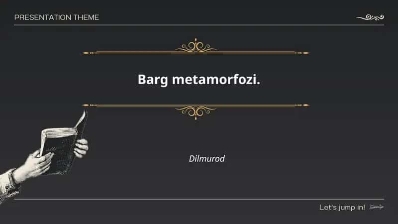 Barg metamorfozi 1