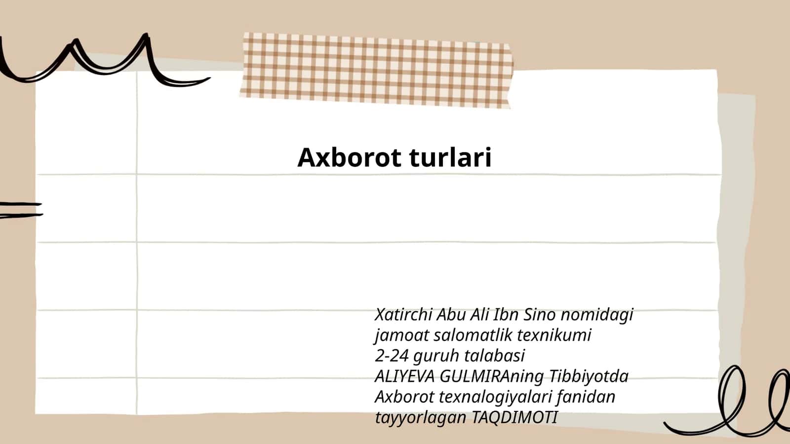 Xatirchi Abu Ali Ibn Sino nomidagi jamoat salomatlik texnikumi 1