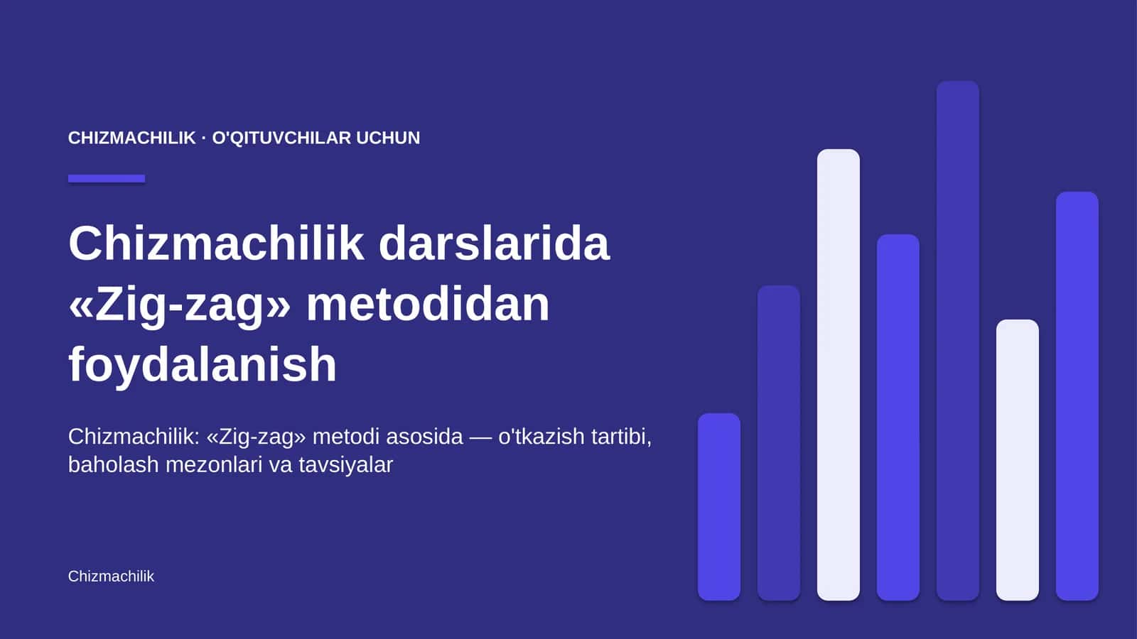 chizmachilik darslarida zig zag metodidan foydalanish 4727 1
