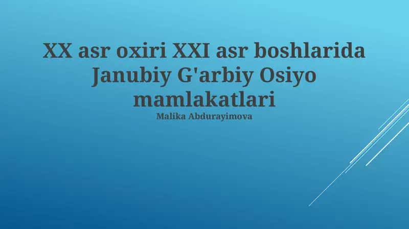 Suv Resurslari va Suv Inqirozining Tahdidi 1
