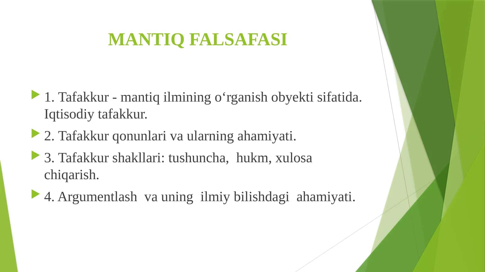 Mantiq falsafasi 1