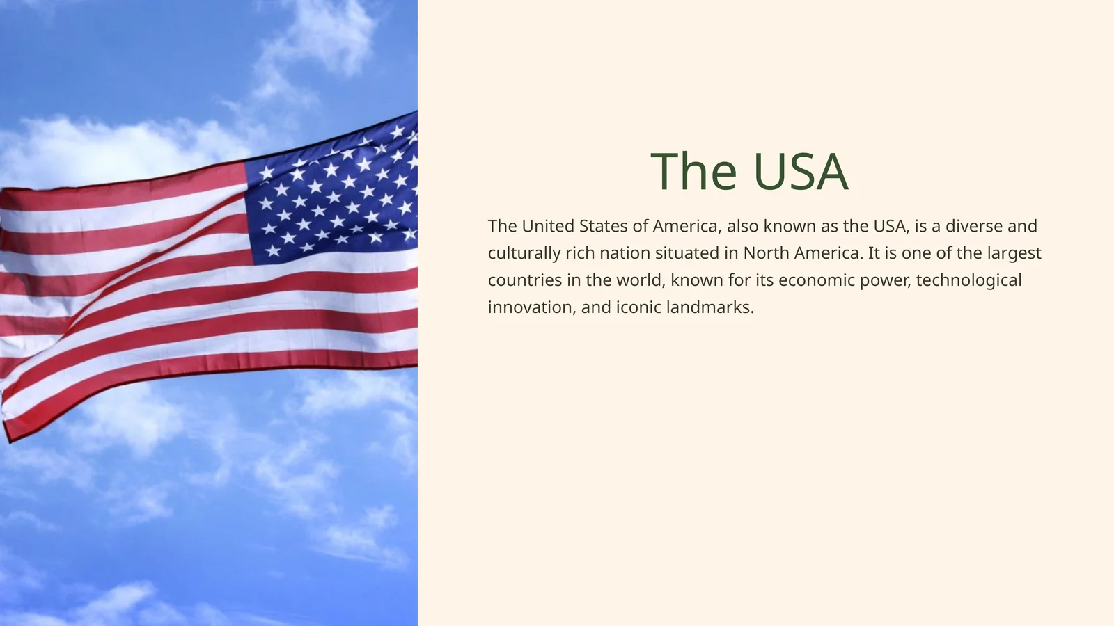 The USA 1