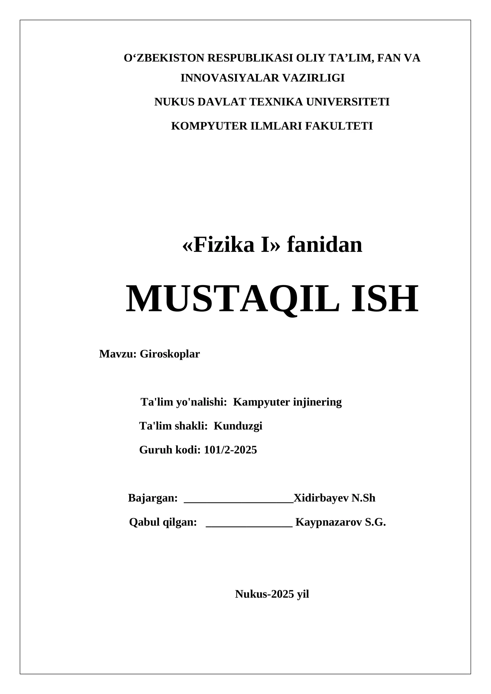 Giroskoplar 1