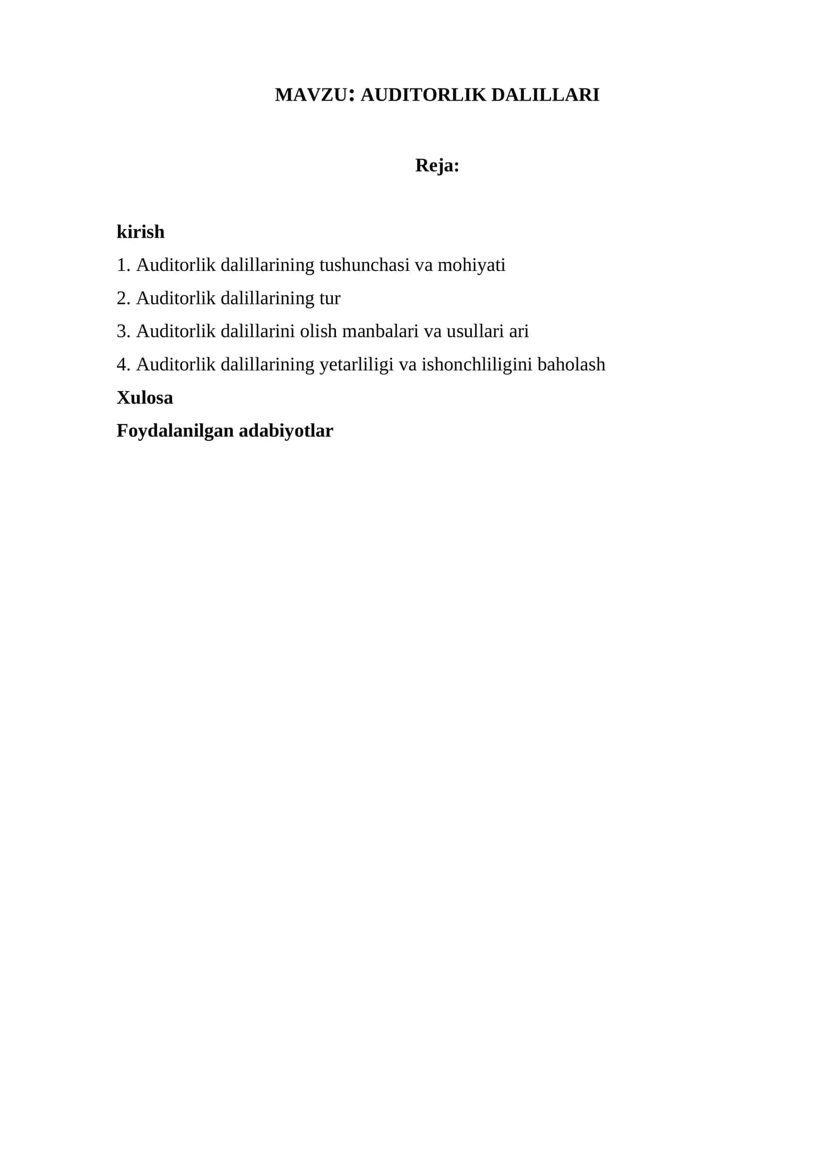 AUDITORLIK DALILLARI 1