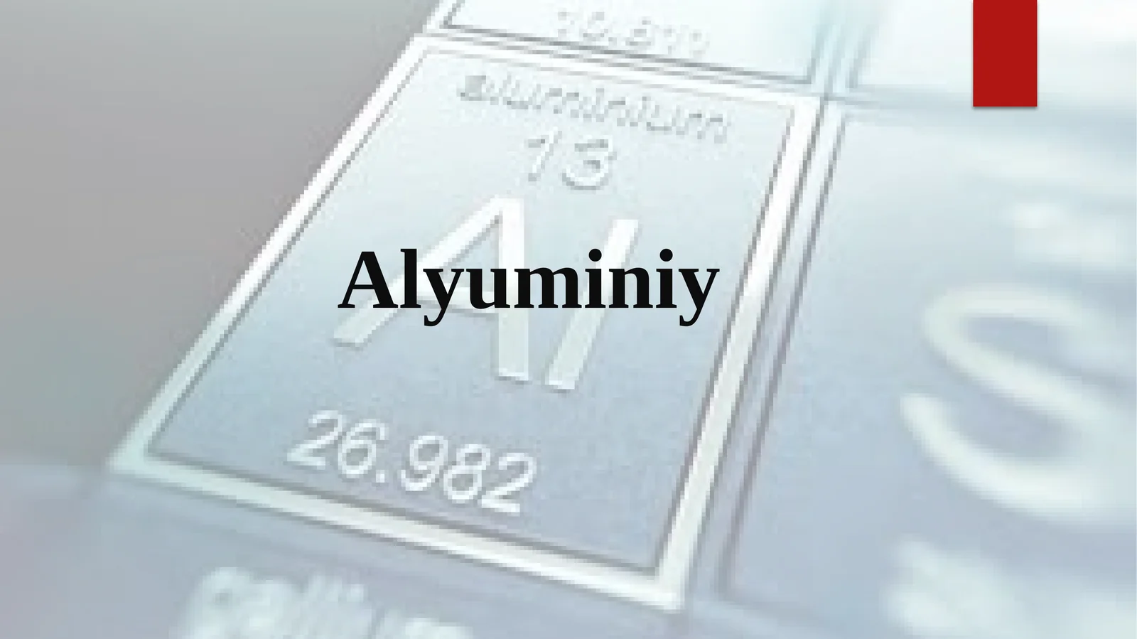 Alyuminiy 1