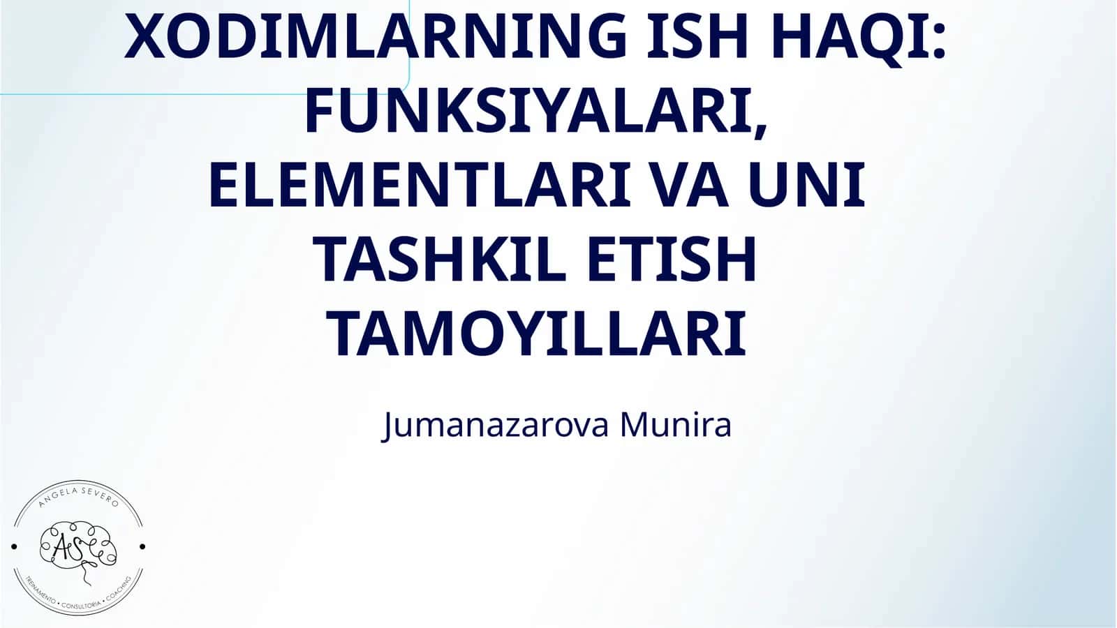 BOZOR IQTISODIYOTI SHAROITIDA XODIMLARNING ISH HAQI: FUNKSIYALARI, ELEMENTLARI VA UNI TASHKIL ETISH TAMOYILLARI 1