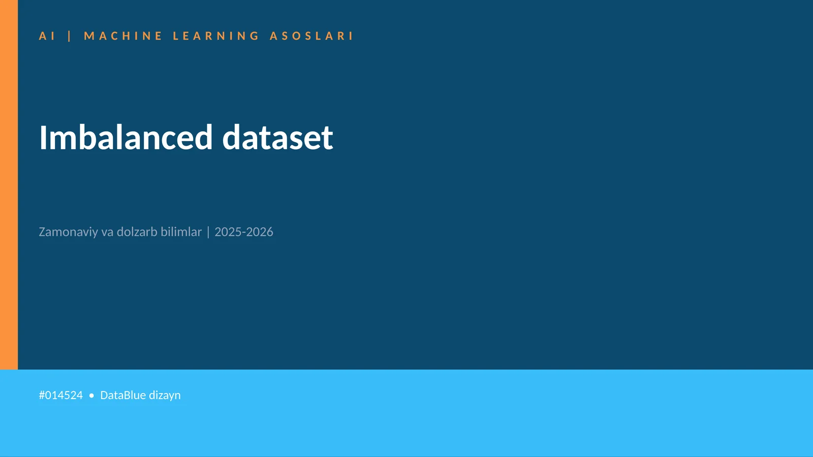 AI | MACHINE LEARNING ASOSLARI 1