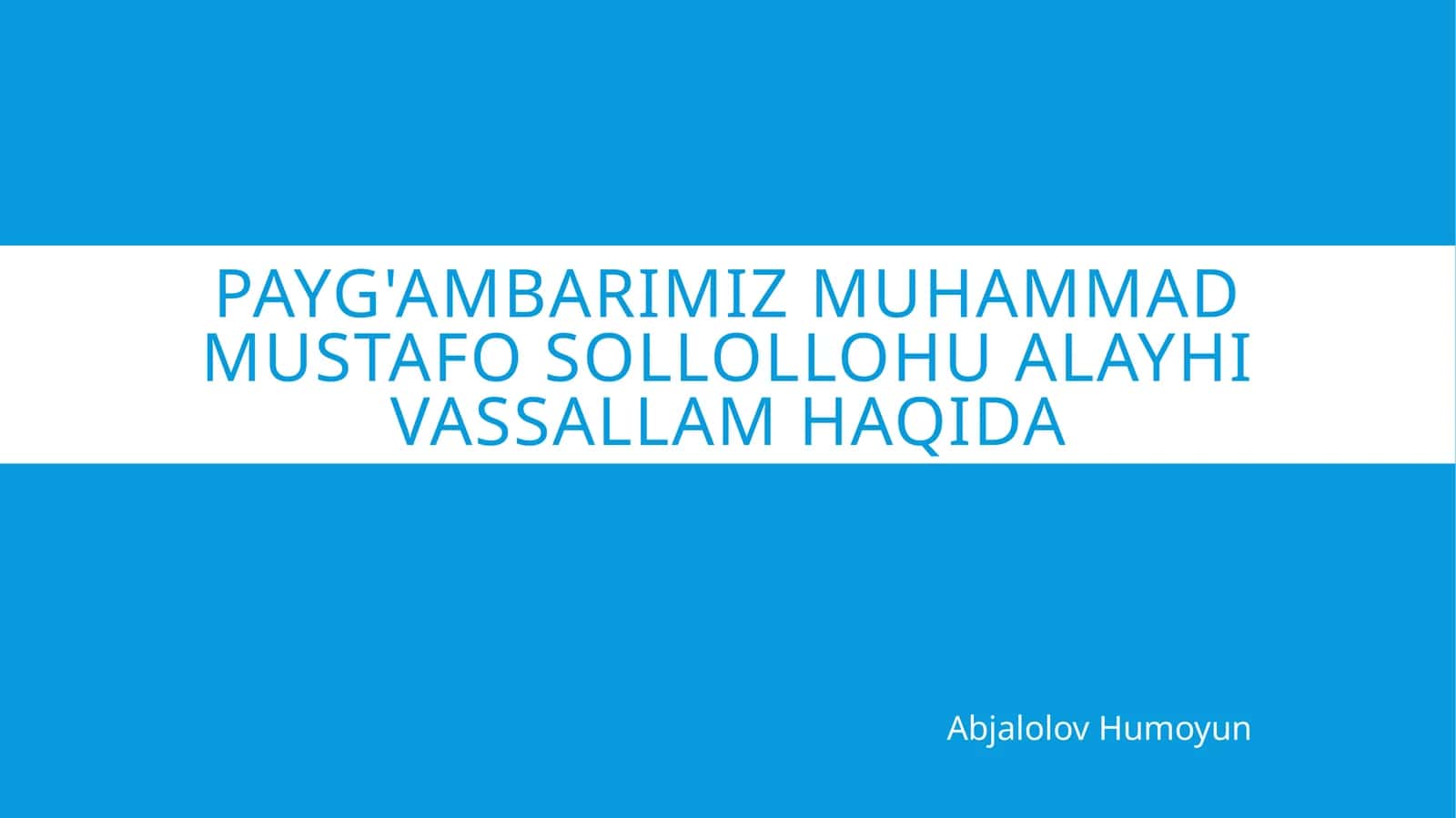 Abjalolov Humoyun 1