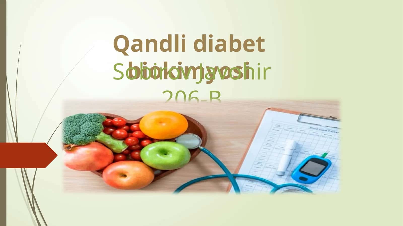 Qandlidiabet biokimyosi 1