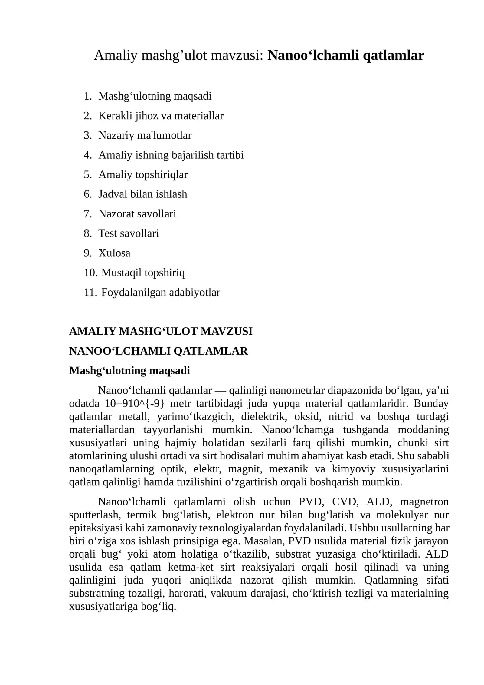 NANOO‘LCHAMLI QATLAMLAR 1