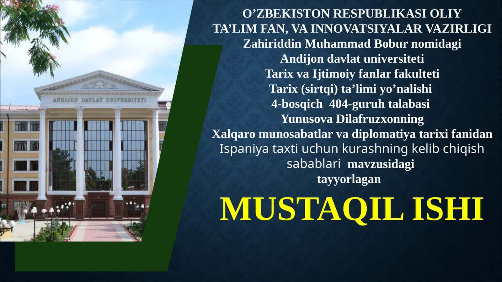 Ispaniyataxti uchun kurashning kelib chiqish sabablari 1