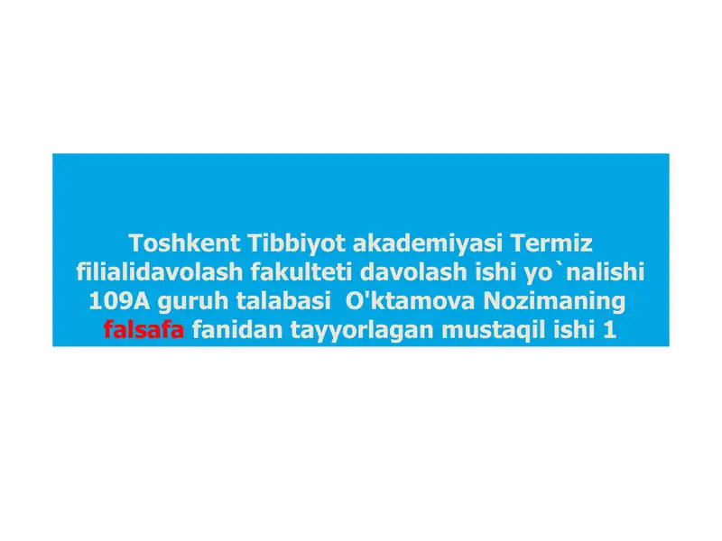 Global maʼnaviyat va globallashuvning gʻoyaviyasosi 1
