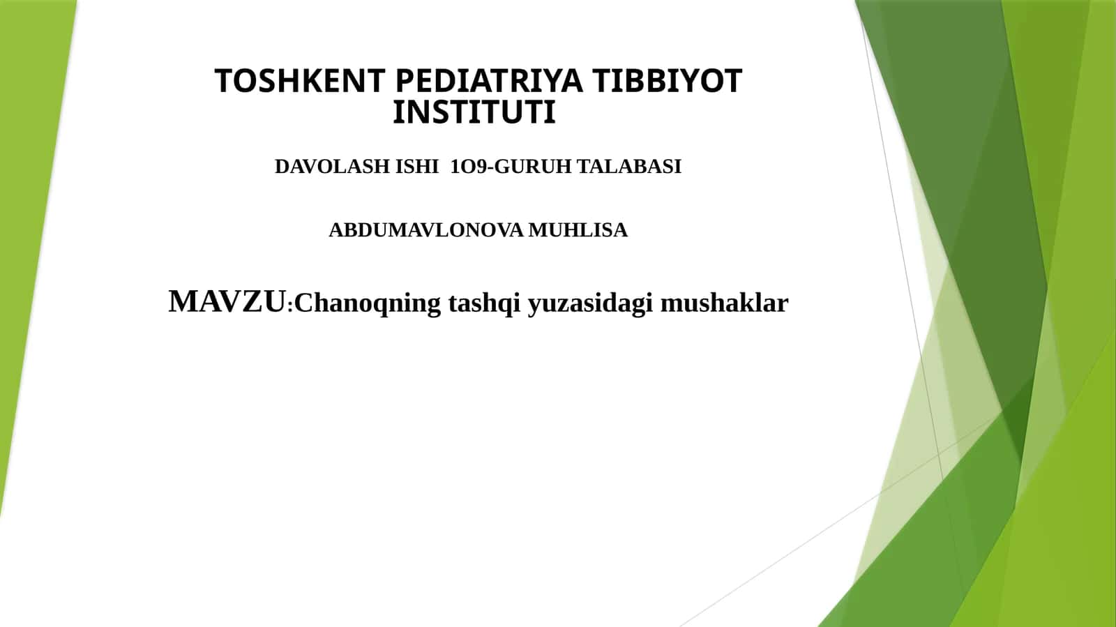 Chanoqning tashqiy uzasida mushaklar 1