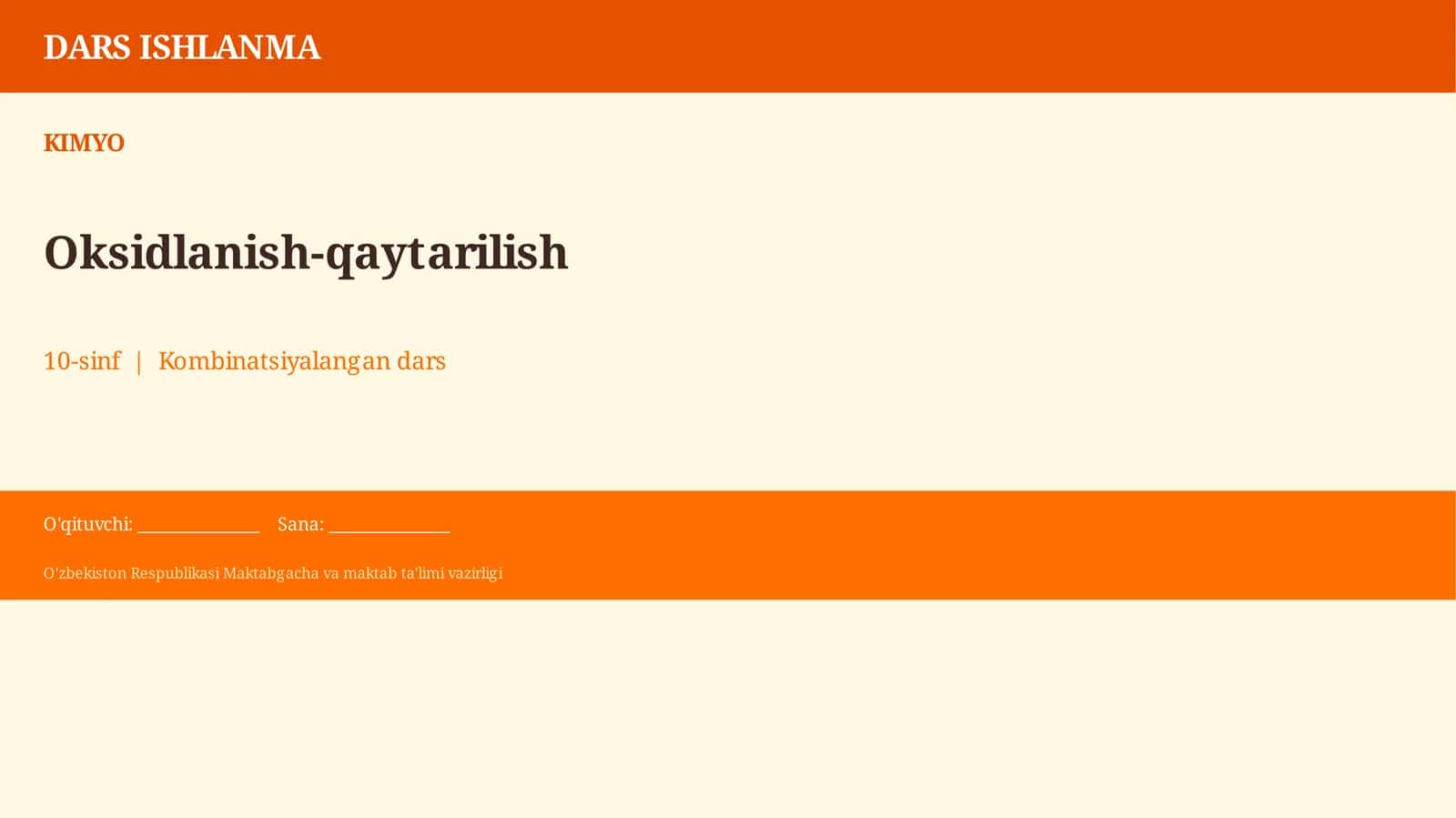 DARS ISHLANMA 3