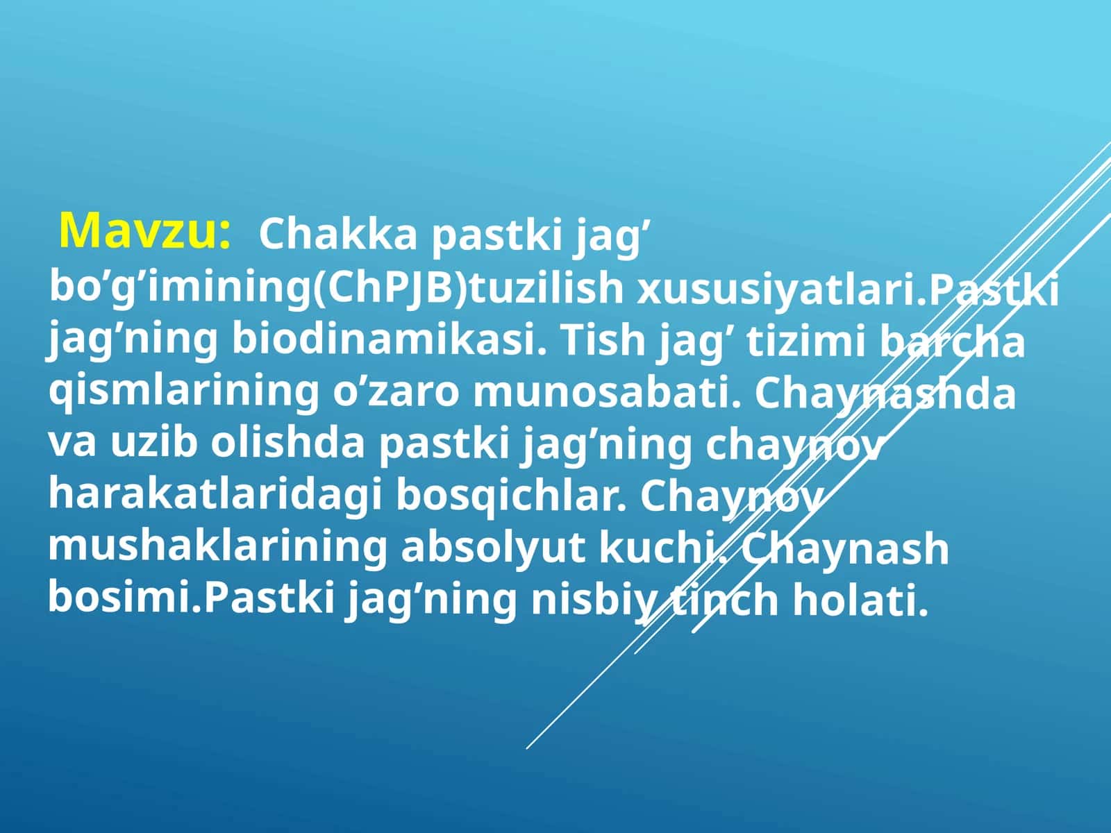 Chakkapastkijag’bo’g’imining(ChPJB)tuzilishxususiyatlari 1