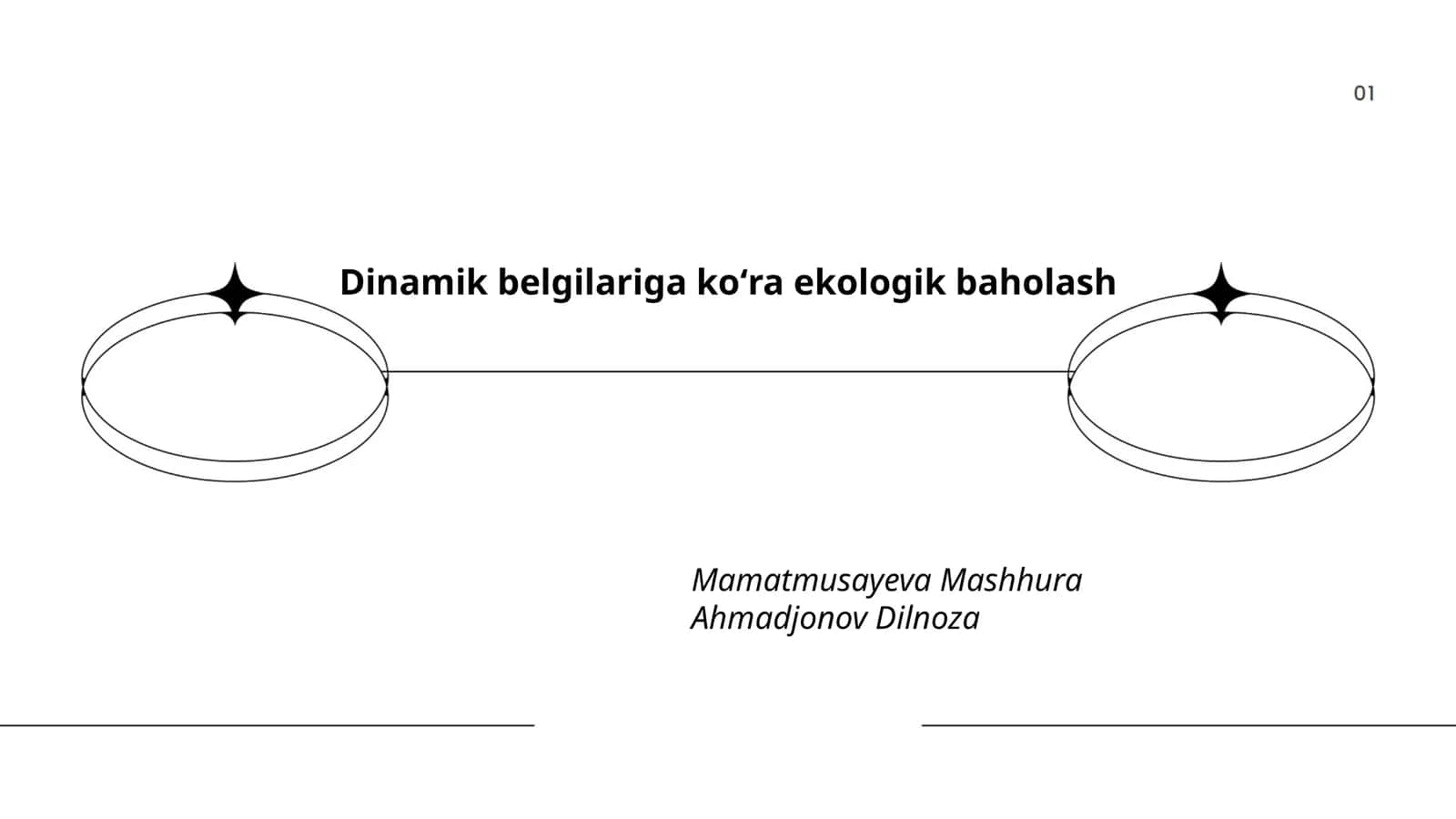 Ekosistema dinamikasi 1