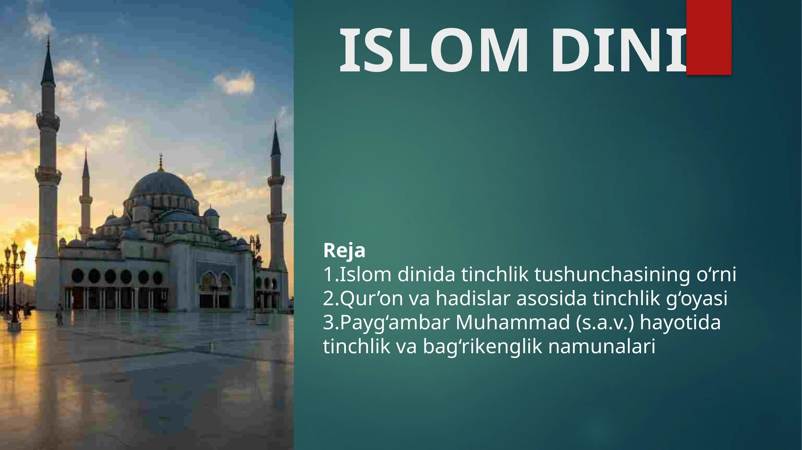 Islom Dini 1
