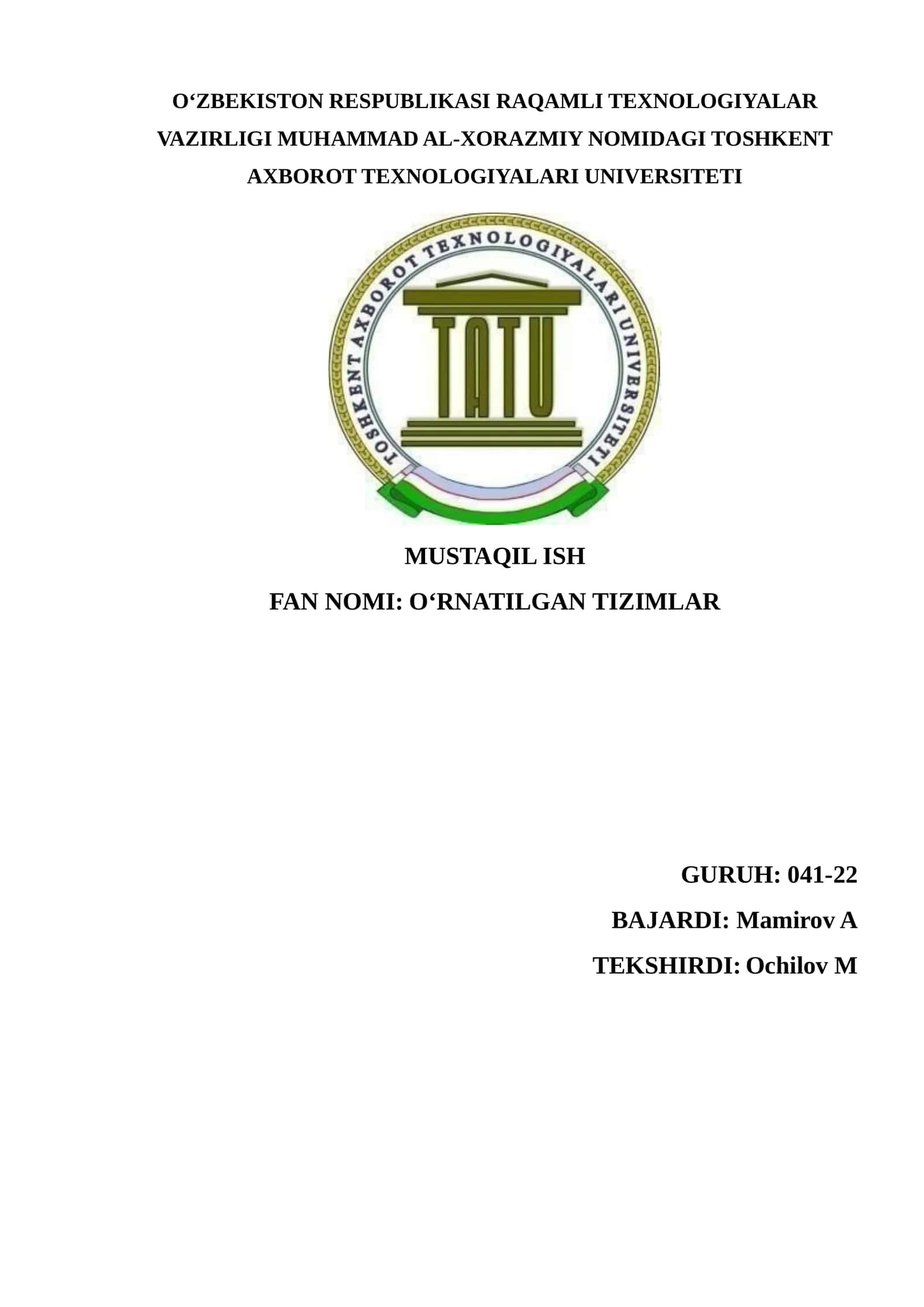 Sensor ma’lumotlarida shovqin, xatolik va noaniqlik manbalarini tahlil qilish 1