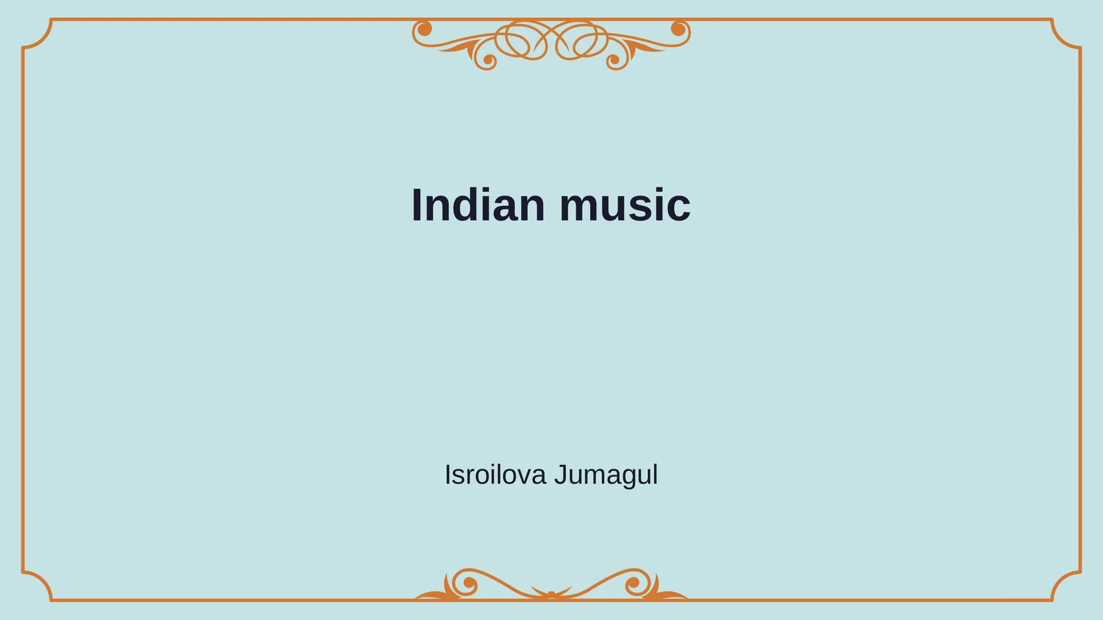 Indian music 1
