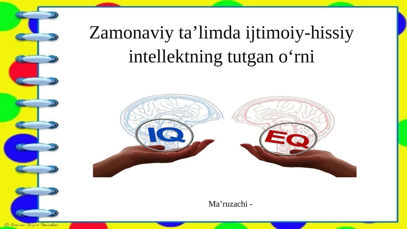 Zamonaviy ta’limda ijtimoiy-hissiy intellektni rivojlantirish 1