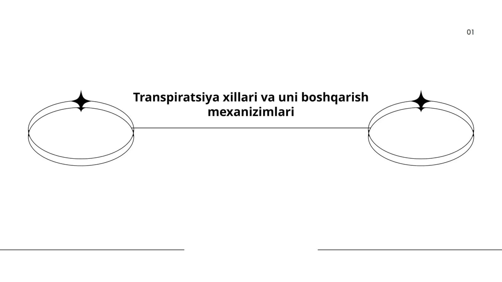 Transpiratsiya xillari va uni boshqarish mexanizimlari 1