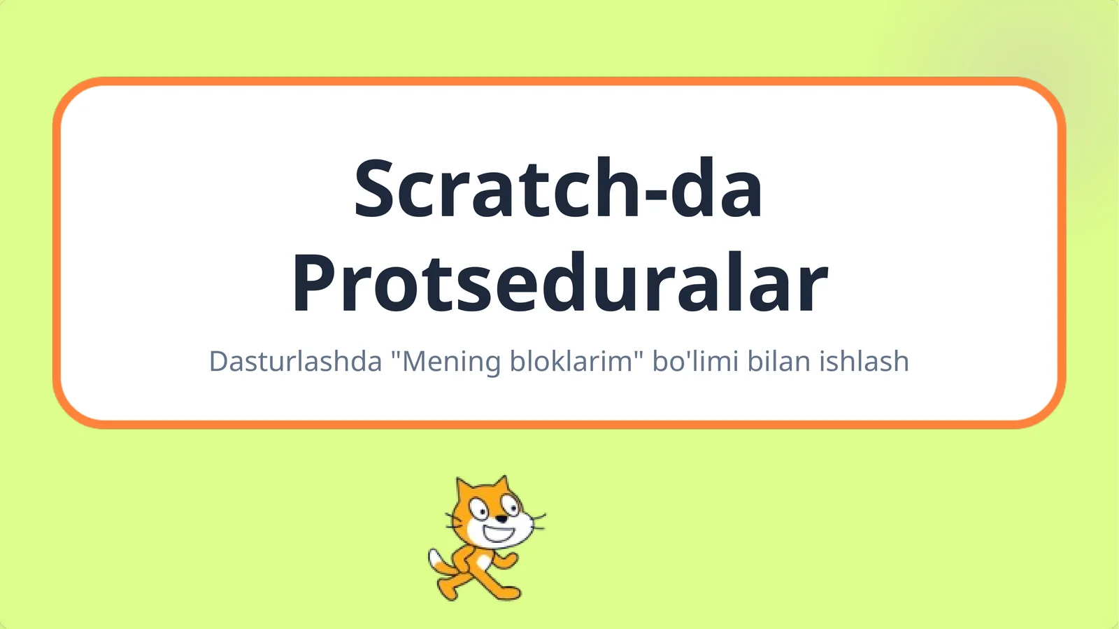Scratchda protseduralar 1